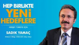 Sadık Yamaç Ak partiden Ankara milletvekili aday adayı oldu