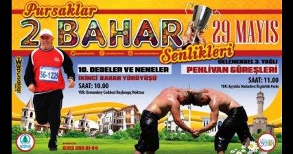 Pursaklar 2. Bahar Şenliği 29 Mayısta
