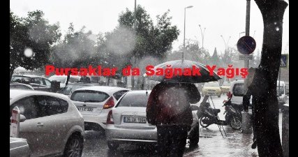 Pursaklar da Sağnak Yağış