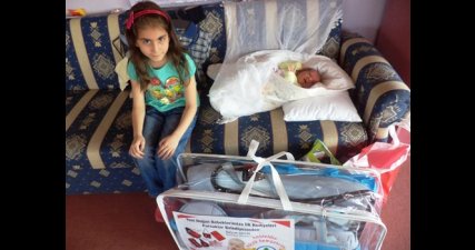 Suriyeli Bebeğe Hoş Geldin Ziyareti