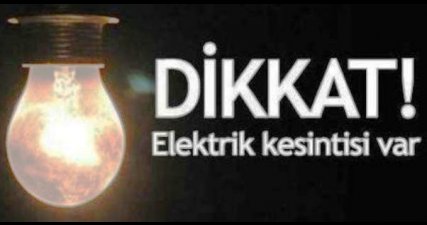 Pursaklar da Elektrik Kesintisi