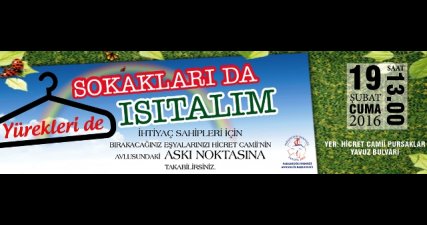 Cuma Günü Yürekler Isınacak