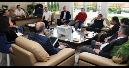 Esnaftan Başkan Çetin’e Ziyaret